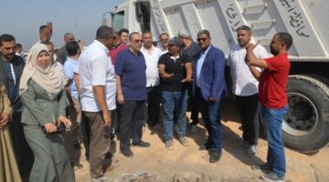 جولة محافظ أسيوط لتحديد مسارات طريق البداري البحر الأحمر