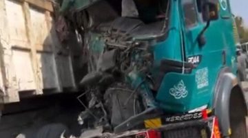 خمسة جرحى في حادث تصادم خطير بقليوبية