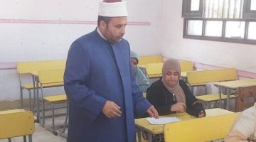 رئيس منطقة بورسعيد الأزهرية يشرف على امتحانات الدور الثاني للثانوية