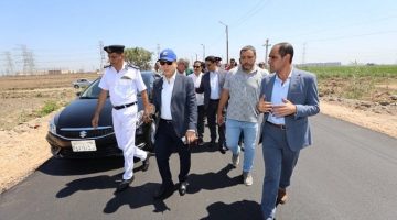 رصف طريق روينة: خطوة جديدة في خطة كفرالشيخ الاستثمارية