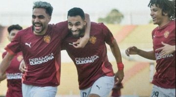 سيراميكا يحقق الفوز على المقاولون العرب بعشرة لاعبين في الدوري