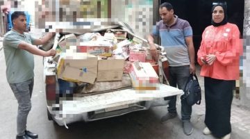 ضبط 6 آلاف عبوة غذائية فاسدة في مخزن بالبحيرة