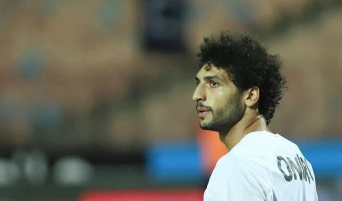 عمرو ناصر يستعد بجد بعد استبعاده من قائمة الزمالك لمواجهة وادي دجلة