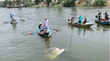 عمليات بحث متواصلة لاستعادة جثمان شاب غريق في نهر النيل بإسنا