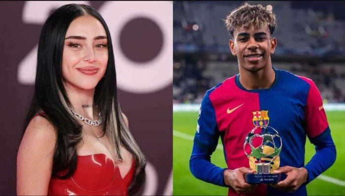 لامين يامال يشعل الشائعات بعلاقته مع نيكي نيكول