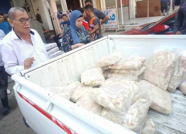 حملة لضبط كميات كبيرة من الدقيق واللحوم غير الصالحة في بورسعيد