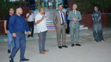 نائب رئيس جامعة أسيوط يزور الملاعب الجامعية تحضيراً للعام الدراسي المقبل