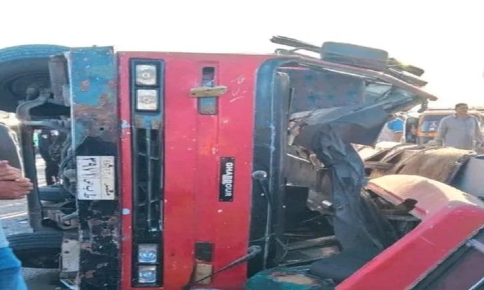 حادثة انقلاب أتوبيس في الشرقية تُصيب 28 شخصًا