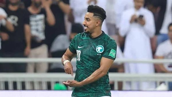سالم الدوسري خارج تشكيلة السعودية ضد مقدونيا للإصابة