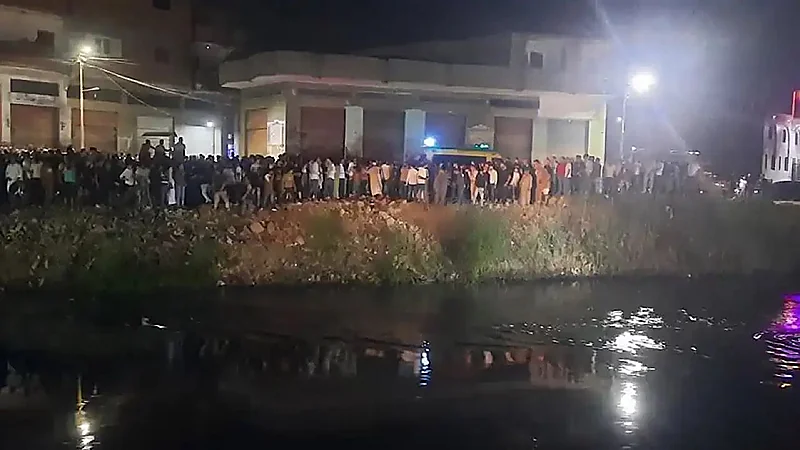 كارثة زفاف: غرق سيارة تخلق لحظات مأساوية