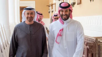التعاون العربي: مناقشات حول القضايا الإقليمية وفلسطين بين ولي العهد السعودي ورئيس الإمارات
