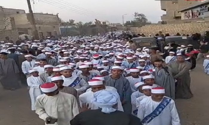 تكريم 2000 حافظ للقرآن الكريم في قرية الصعايدة بأسوان