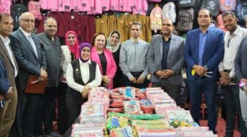 افتتاح معرض ملابس مجاني لدعم طلاب الأيتام والمحتاجين في كفر الشيخ