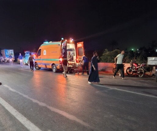 تصادم مروع في المنيا نتيجة للسرعة الزائدة: 5 مصابين 2 تصادم مروع في المنيا نتيجة للسرعة الزائدة: 5 مصابين