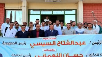 جامعة سوهاج تُعزز العمل الإنساني من خلال قوافل علاجية للحيونات في سفلاق