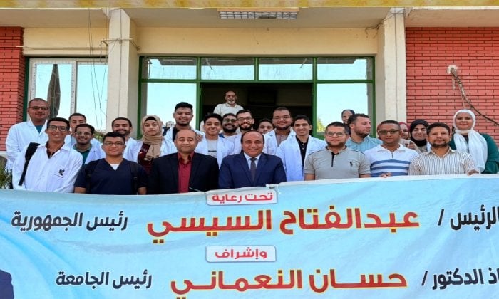 جامعة سوهاج تُعزز العمل الإنساني من خلال قوافل علاجية للحيونات في سفلاق