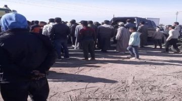 حادث انقلاب سيارة يسفر عن إصابة 7 أفراد على طريق الفيوم الصحراوي