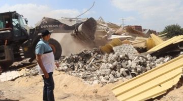 حملة ضخمة لمكافحة التعديات على الأراضي الزراعية في الخانكة بقيادة محافظ القليوبية