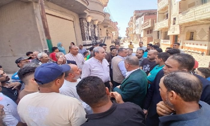 محافظ الغربية يتخذ خطوات سريعة لمعالجة أزمة الصرف الصحي في عزبة أبو وافي