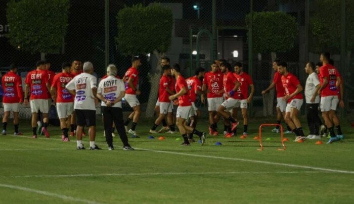 منتخب مصر يستعد لمواجهة تونس في كأس العرب