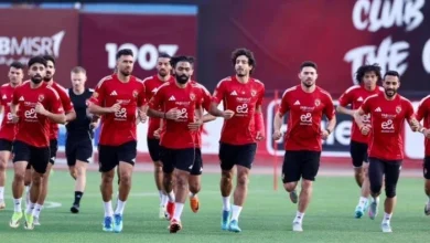 الأهلي يختتم تحضيراته النهائية لمواجهة الزمالك في قمة الدوري الممتاز