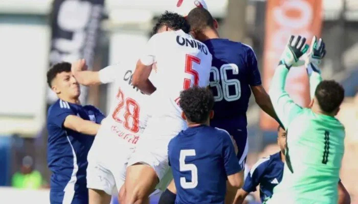التعادل السلبي يسيطر على الشوط الأول في مواجهة الزمالك وإنبي بالدوري الممتاز