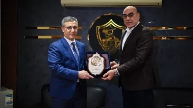الزمالك يستقبل سفير الجزائر بالقاهرة تحضيرًا لنهائي الكونفدرالية أمام اتحاد العاصمة