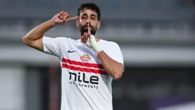 الزمالك يتقدم بهدف الدباغ على سيراميكا في ختام الشوط الأول بالدوري الممتاز