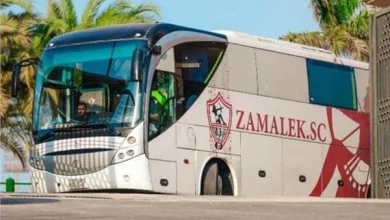 حافلة الزمالك تصل استاد القاهرة لمواجهة سيراميكا كليوباترا في الجولة الحاسمة من الدوري