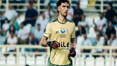 محمد عواد يقترب من صد مرمى الزمالك أمام سيراميكا
