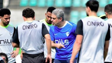 معتمد جمال يبرز الخطط التكتيكية في تدريبات الزمالك تحضيرًا لنهائي الكونفدرالية