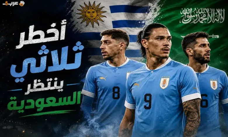 احذر يا سعودي.. تعرف على أخطر 3 نجوم في منتخب أوروجواي قبل انطلاق المباراة