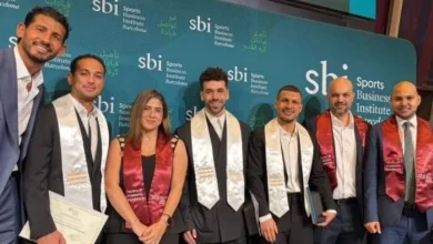 السعيد وسليمان وحجازي وحامد يحصلون على ماجستير الإدارة الرياضية من جامعة SBI بنجاح متميز