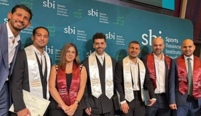 السعيد وسليمان وحجازي وحامد يحصلون على ماجستير الإدارة الرياضية من جامعة SBI بنجاح متميز