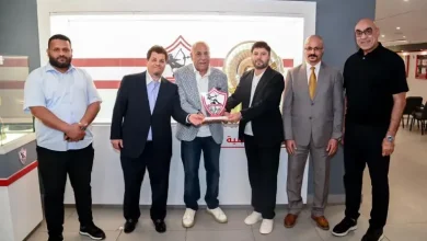 الوفد الليبي يزور الزمالك ويثني على تاريخ القلعة البيضاء