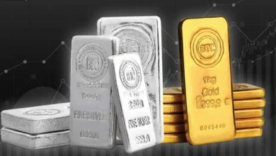 انخفاض الذهب مستمر والفضة تستقر عند 68.50 دولار