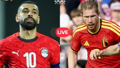 شاهد الآن مباراة مصر ضد بلجيكا في كأس العالم 2026 مباشرة