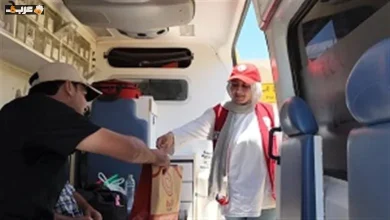 الهلال الأحمر المصري يستقبل دفعة جديدة من جرحى فلسطين برفح