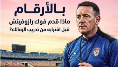 بالأرقام تعرف على إنجازات فوك رازوفيتش قبل اقترابه من قيادة الزمالك