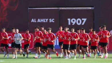 الأهلي يواصل استعداداته المكثفة لمباراة الشرقية إنبي في الدوري الممتاز