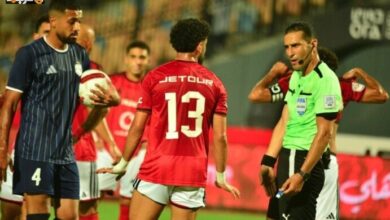 الدوري المصري مباراة الشرقية إنبي تتقدم على الأهلي بهدفين مقابل هدف في الشوط الأول