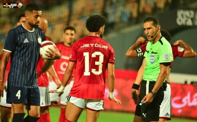 الدوري المصري مباراة الشرقية إنبي تتقدم على الأهلي بهدفين مقابل هدف في الشوط الأول