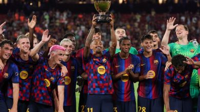 برشلونة يتألق بثنائية حمزة عبد الكريم ورافينيا ويتوج بكأس خوان جامبر على حساب الأهلي المصري