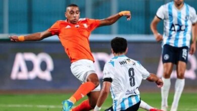 بيراميدز يهزم أبو قير للأسمدة بثنائية نظيفة ويتصدر جدول الدوري المصري مؤقتًا
