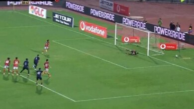 زيزو يعادل النتيجة للأهلي ضد الشرقية إنبي في الدوري المصري فيديو