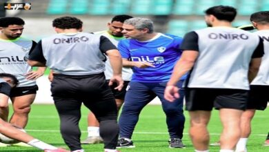 معتمد جمال يستعد بقوة بجهازه المعاون لمواجهة بتروجت في الدوري