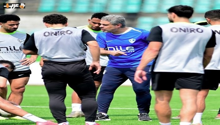 معتمد جمال يستعد بقوة بجهازه المعاون لمواجهة بتروجت في الدوري