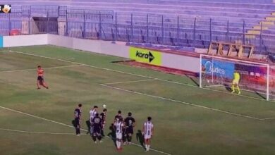 المقاولون العرب يتقدم على الجونة بهدف مبكر في الشوط الأول بالدوري الممتاز
