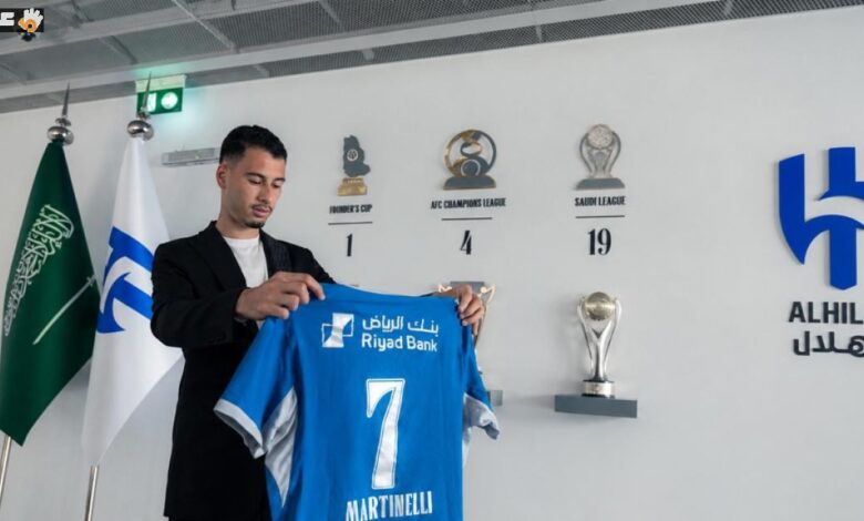 الهلال يضمه البرازيلي مارتينيلي في صفقة مفاجئة