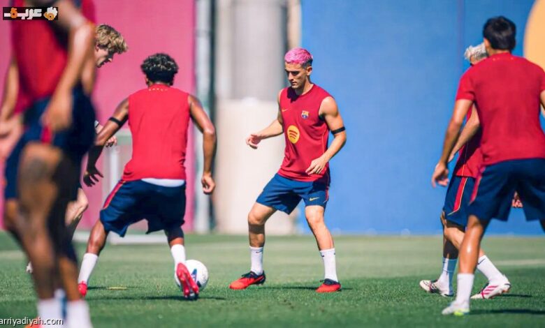 برشلونة يعود بجافي بعد غياب مباراتين